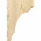 Ekena Millwork Pescadero Rough Sawn Corbel, Douglas Fir, 6"W x 8"D x 12"H COR06X08X12PEC00RDF - alternate 2